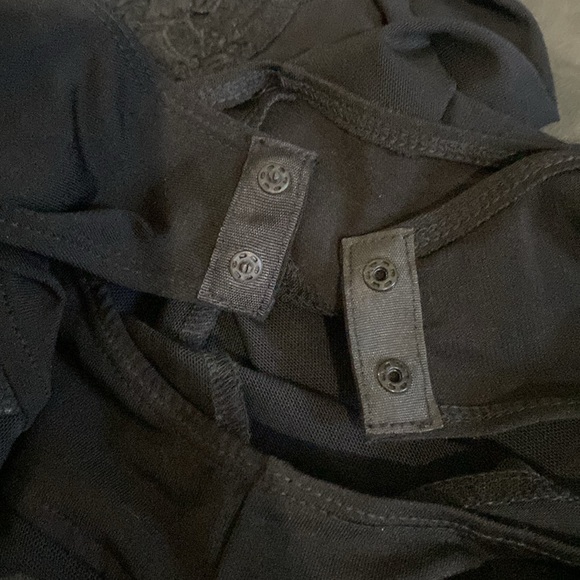 Haute Monde Black Lace Mesh Bodysuit - Picture 9 of 9